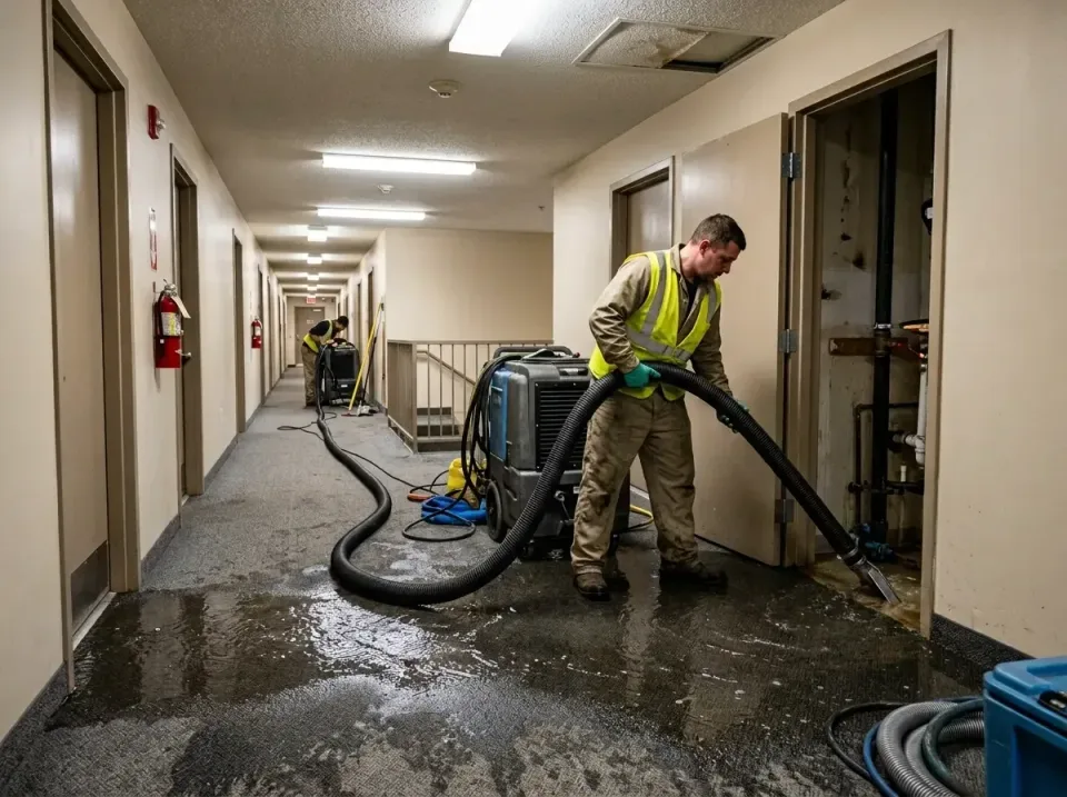 multi-unit-apartment-hallway-f-005 — frequently asked questions, Emergency Burst Pipe Water Extraction & Removal in Burnt St…